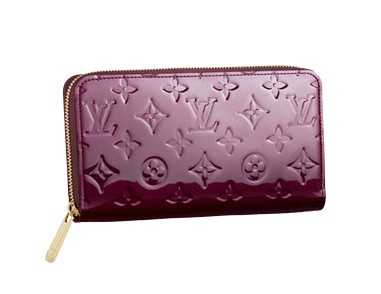 1:1 Copy Louis Vuitton Monogram Vernis Zippy Wallet M91536 Replica